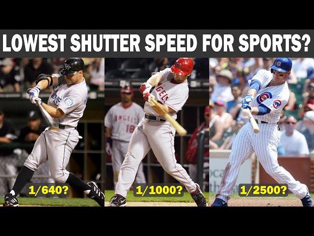 SPORTS PHOTOGRAPHY: THE LOWEST SHUTTER SPEED TO FREEZE ACTION PHOTOS