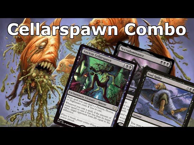 MR. GOLDFISH IS NOT FEELING IT TODAY!  Ancient Cellarspawn Combo (Necrodominance Combo- Legacy MTG)