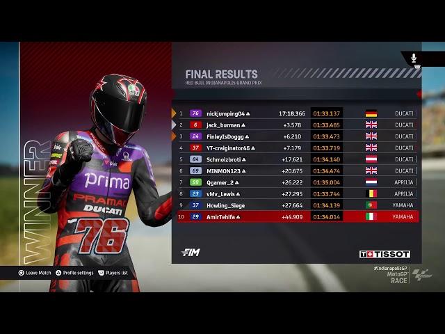 MotoGP 24: MotoGP Challenger League - Season 1 - Round 3 - US Grand Prix