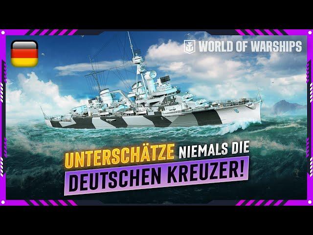 TOP 3 MEIST UNTERSCHÄTZTE DEUTSCHE KREUZER IN WORLD OF WARSHIPS!