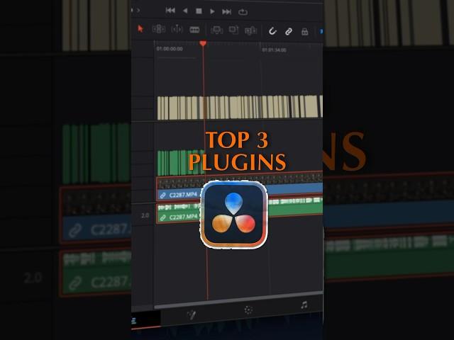 Top 3 Free Plugins for DaVinci Resolve!  #videoeditor #videoediting #davinciresolve #videoedit