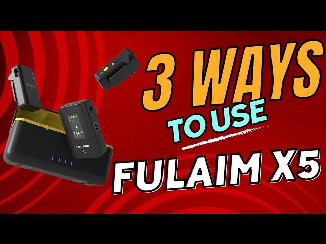 How can I use a Wireless Lavalier Microphone System? | Featuring Fulaim X5