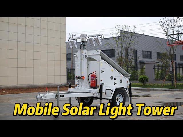 Valiant Solar Power-Outdoor Mobile Solar Light Towers