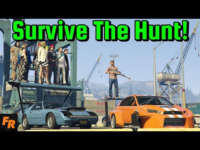 Gta 5 Challenge - Survive The Hunt #71 - The Modded Task Master!