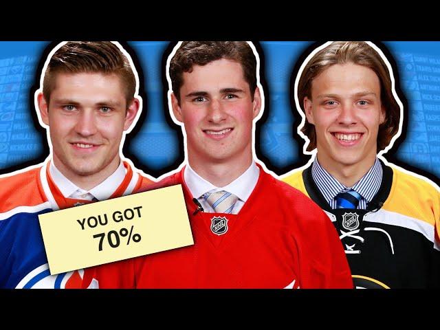 Can You Name EVERY First Round Pick From The 2014 NHL Draft?