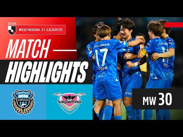 Drama in Stoppage Time! | Kawasaki Frontale 3-2 Sagan Tosu | 2024 J1 LEAGUE HIGHLIGHTS | MW 30