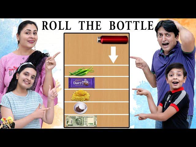 ROLL THE BOTTLE CHALLENGE | Comedy Family challenge | Aayu and Pihu Show