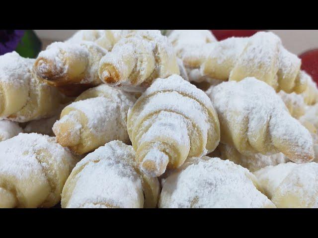 Simple Crispy Croissants With Easily Accessible Ingredients (Eng. Subt.)