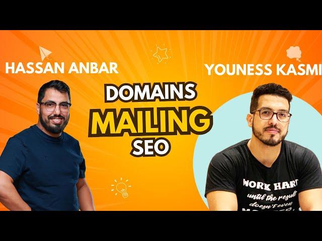 Domains, mailing, SEO Live with  HASSAN ANBAR