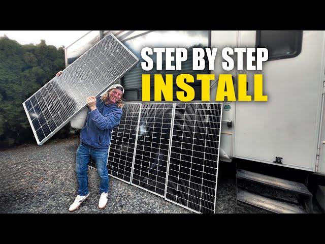 Renogy Off-Grid Solar & Lithium Battery Install for RV | Vlog 270