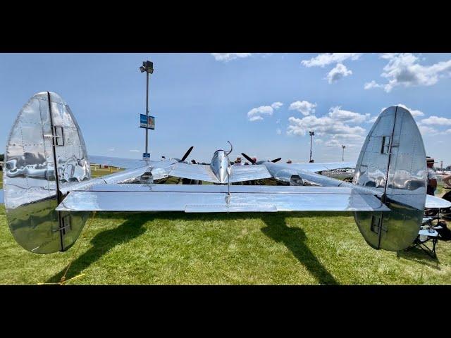 AirVenture 2024: Scaled P-38 Lightning