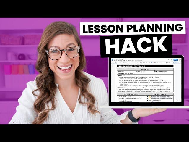 If You Struggle With Lesson Planning as a Teacher: WATCH THIS!