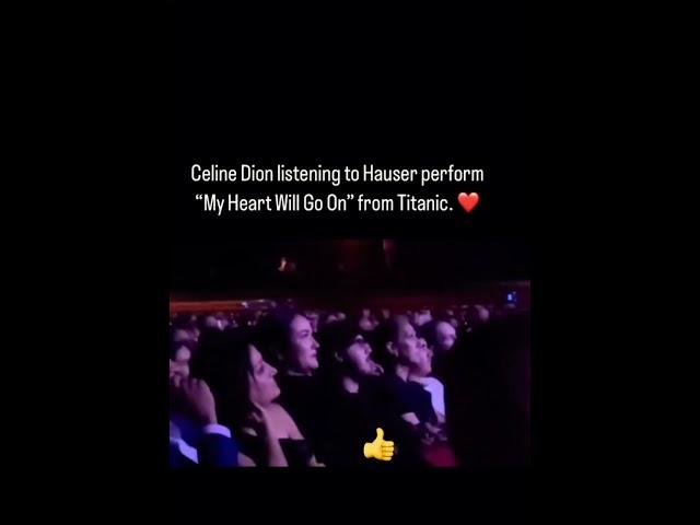 Celine Dion is attending the Hauser in Las Vegas who is playing “my heart will go on”￼