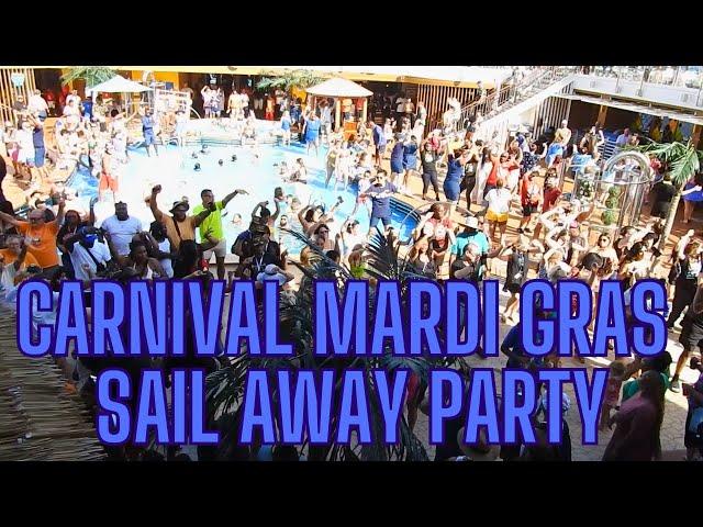 Carnival Mardi Gras Sail Away Party