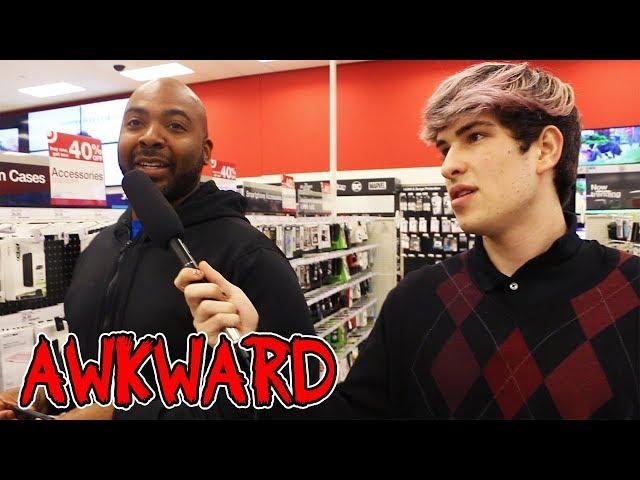 AWKWARD INTERVIEWING STRANGERS w/ Corey Scherer