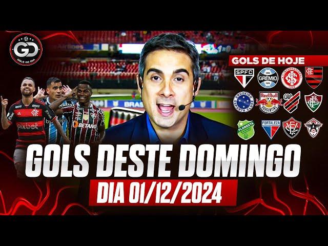 ️ TODOS OS GOLS DESTE DOMINGO 01/12/2024 GOLS DE HOJE, GOLS DO DIA, GOLS DO BRASILEIRÃO (COMPLETO)