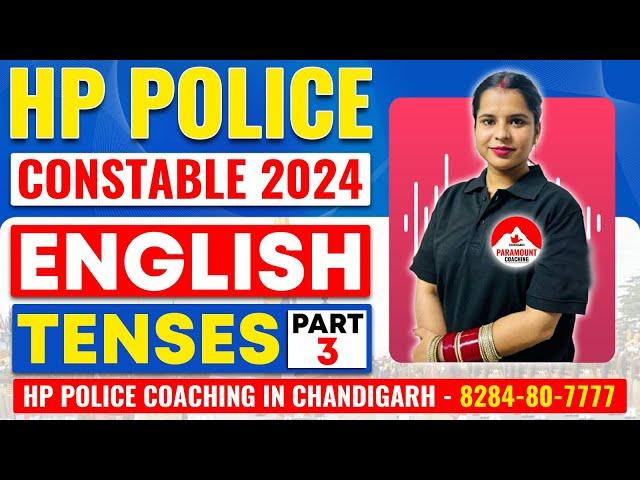 HP Police Constable Coaching| Tenses| GRAMMAR| Police Coaching In Chandigarh #paramountchandigarh