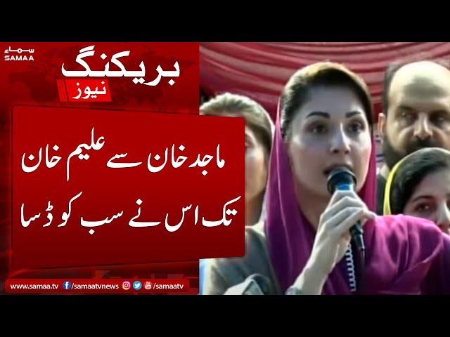 Maryam Nawaz - Majid Khan se lekar Aleem Khan tak Imran ne har us shaks ko dasa jine iska saath diya