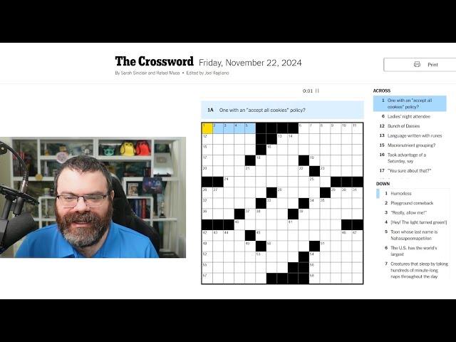 Learning Crossword Week 28 | NYT Crossword Friday Nov 22nd, 2024