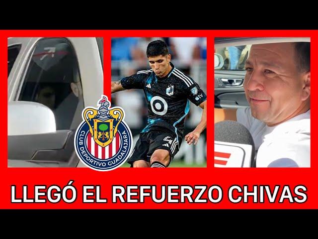 Así llegó el refuerzo de Chivas Miguel Tapias a sus pruebas físicas | Noticias Chivas Fichajes