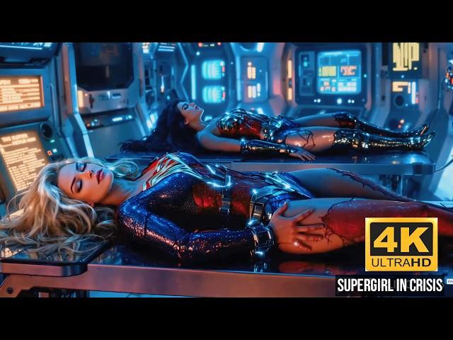 Superheroines in Peril: Supergirl & Wonder Woman Trapped | 4K AI-Generated Movie | Kling AI