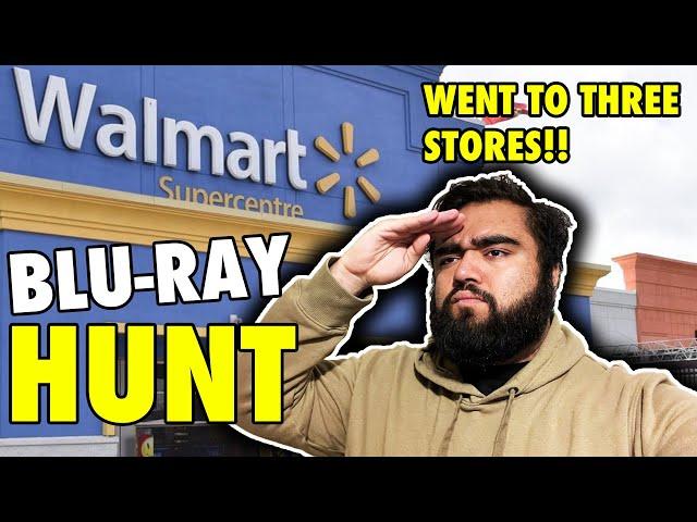 Blu-ray Hunting at Walmart | WENT TO THREE STORES!!