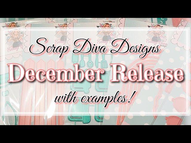 Scrap Diva Designs December Release PREVIEW ~ with examples! 