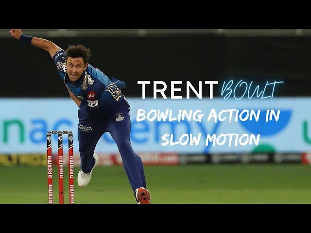 Trent Boult Bowling Action : In Slow Motion