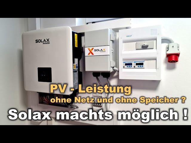 Notstrom nur mit PV - auch ohne Speicher ?