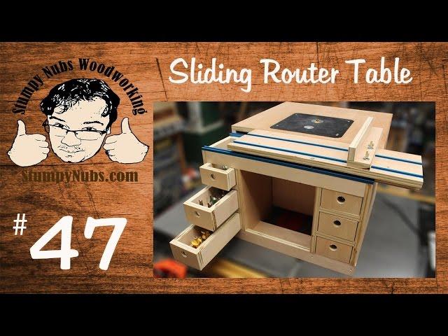 SNW47- Build your own Festool CMS style homemade router table with sliding table