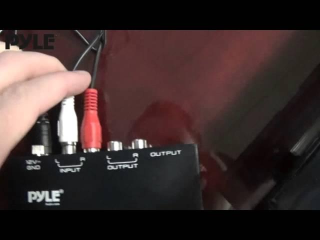 Pyle PP555 - Record Player Preamp Setup Tutorial