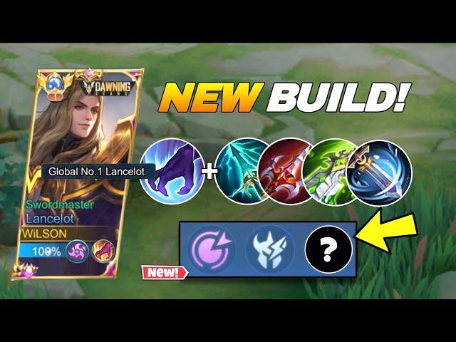 LANCELOT NEW BEST BUILD & EMBLEM TO SOLO RANK UP FASTER!! (100% INSANE!) - MLBB