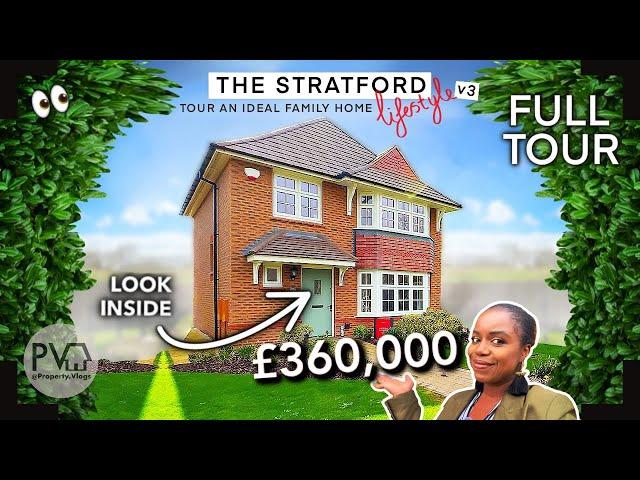 INSIDE a DESIRABLE  £360K 3 BED New Build House The Stratford lifestyle Tour | Redrow Homes UK