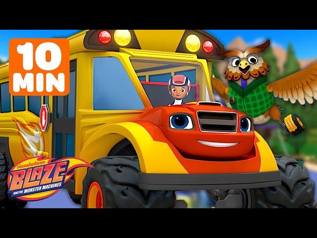 Blaze Transforms into a SCHOOL BUS, Special Mission Blaze & MORE!  | Blaze and the Monster Machines