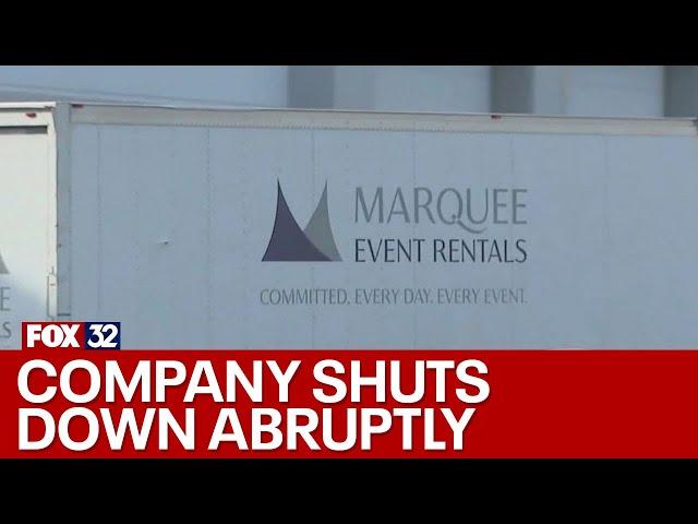 Chicago area event rental company shuts down unexpectedly