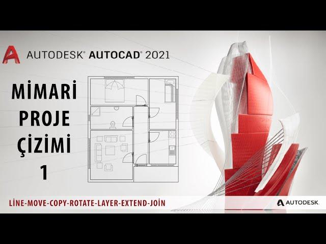 AUTOCAD PLAN ÇİZİMİ l EN KOLAY PLAN ÇİZİMİ l BAŞLANGIÇ SEVİYESİ