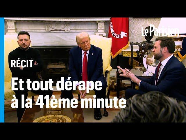 Trump VS Zelensky : comment la rencontre a viré au clash du siècle dans le Bureau ovale