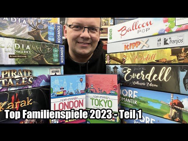 Die besten Familienspiele und Brettspiele im Jahr 2023 - Teil 1