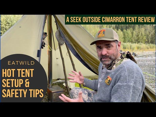 Hot tent setup and safety tips -  Seek Outside Cimmaron Review