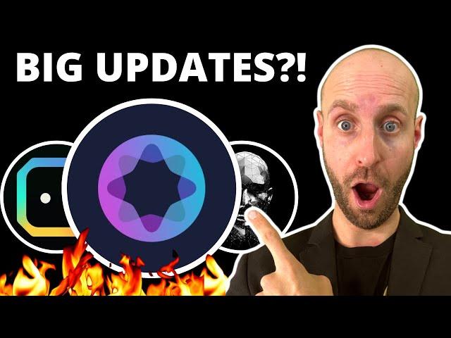 3 *AI* Crypto Coins with NEW UPDATES?! (TIME SENSITIVE REVIEW!!!)