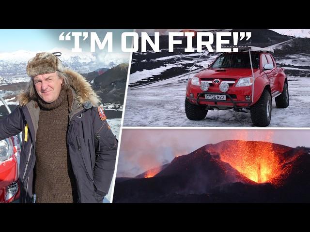 James May Drives Up An Active Volcano | Top Gear Classic