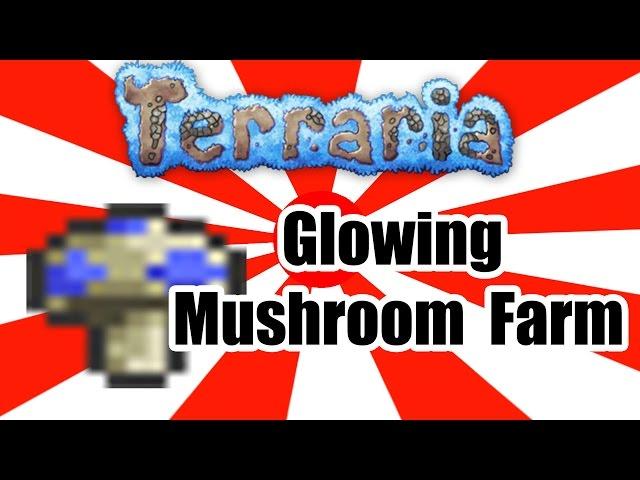 Автоматическая ферма грибов в Terraria 1.3 [Glowing Mushroom farm]