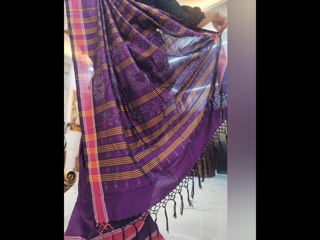 Premium HANDLOOM SAREE#tangaliya #bhujodikalacottonsaree @AADYAALAXMIPREMIUMHANDLOOM