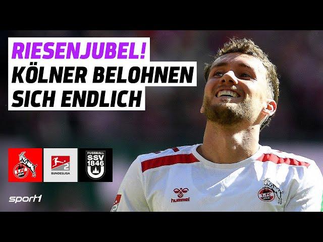 1. FC Köln - SSV Ulm | 2. Bundesliga Tore und Highlights 8. Spieltag