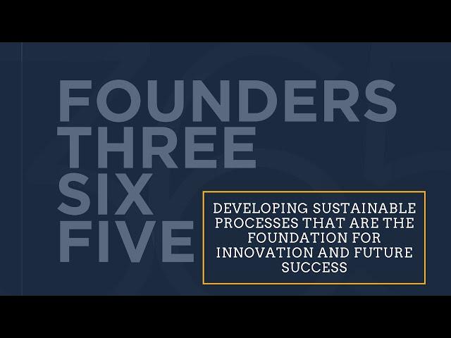 #166 - Jay R.Hodge - Developing Sustainable Processes that are the Foundation for Innovation.