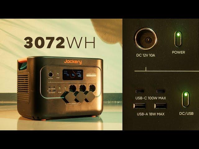 Jackery Explorer 3000 V2: High-capacity power station for mobile video production
