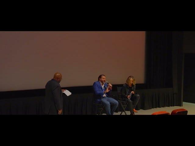 Helene Grimaud & David Serero : Q&A after premiere of "Between The Notes" at AMC Empire 25 (2023)