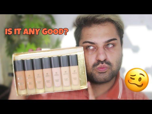 BEAUTIFY BY AMNA LUMINOUS FOUNDATION! REVIEW + WEAR TEST | madeupshaheer