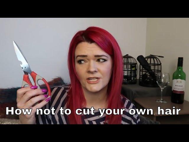 How not to cut your own hair - FUNNY / MoggyBoxCraft