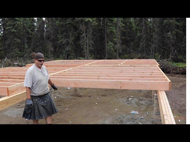 Man with ZERO building experience builds an off grid cabin in Alaska